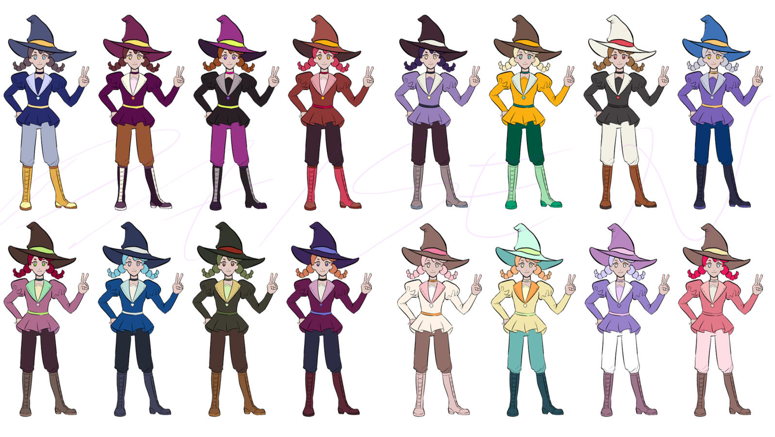 WITCH COLOR VARIATIONS