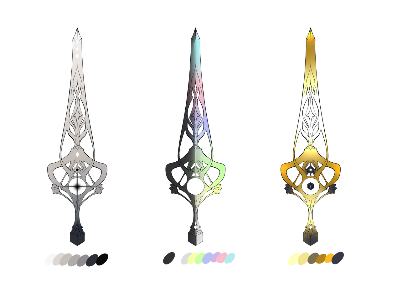 SWORD COLOR STUDIES