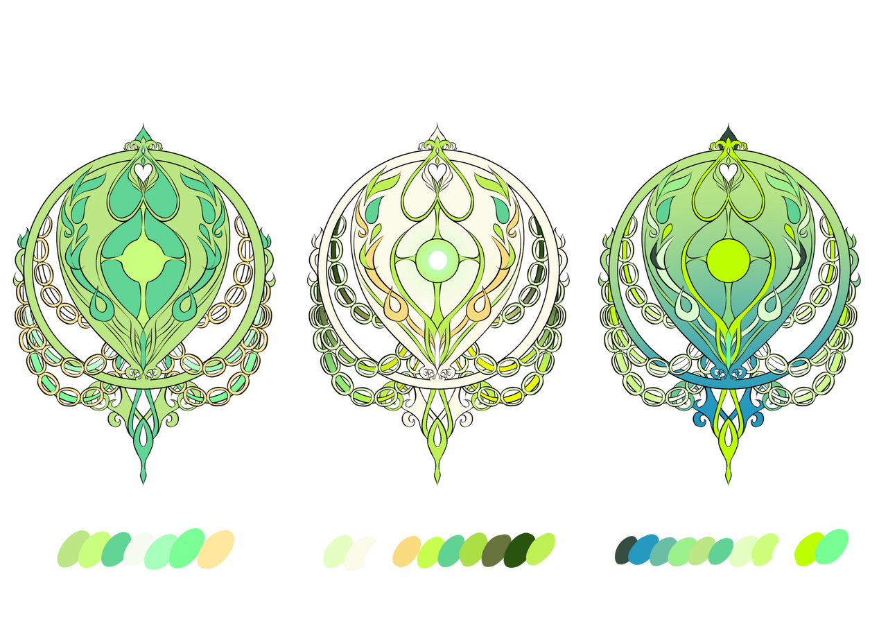 SHIELD COLOR STUDIES
