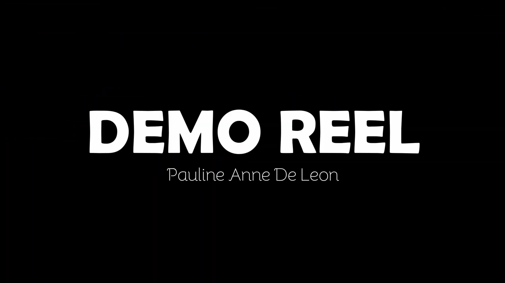 DEMO REEL